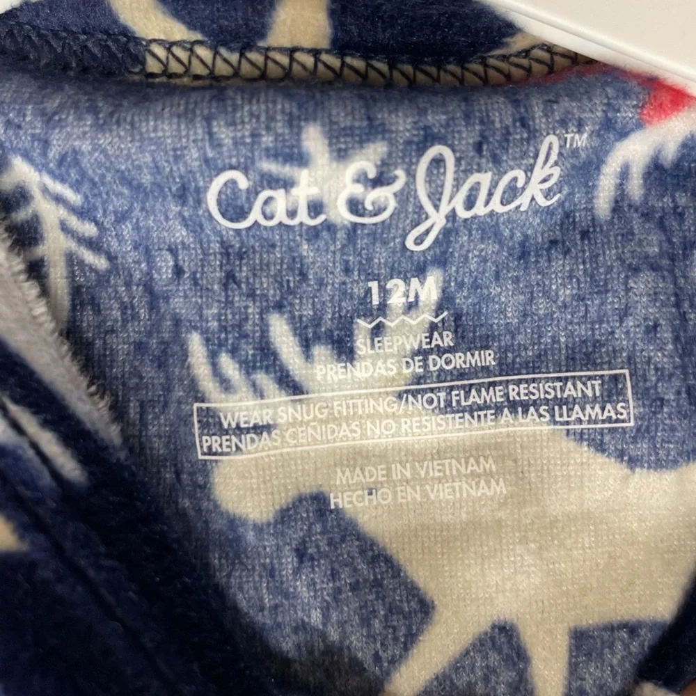 NWT Cat & Jack 2pc Moose Pajamas
